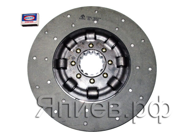 Диск сцепления ДТ, Нива-Эффект  с закрытой пружиной 52.21.000-70 (Тара) зт